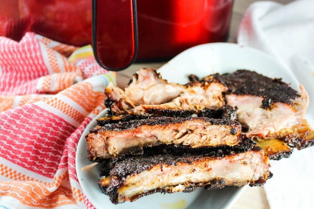 Reheating ribs in the air fryer