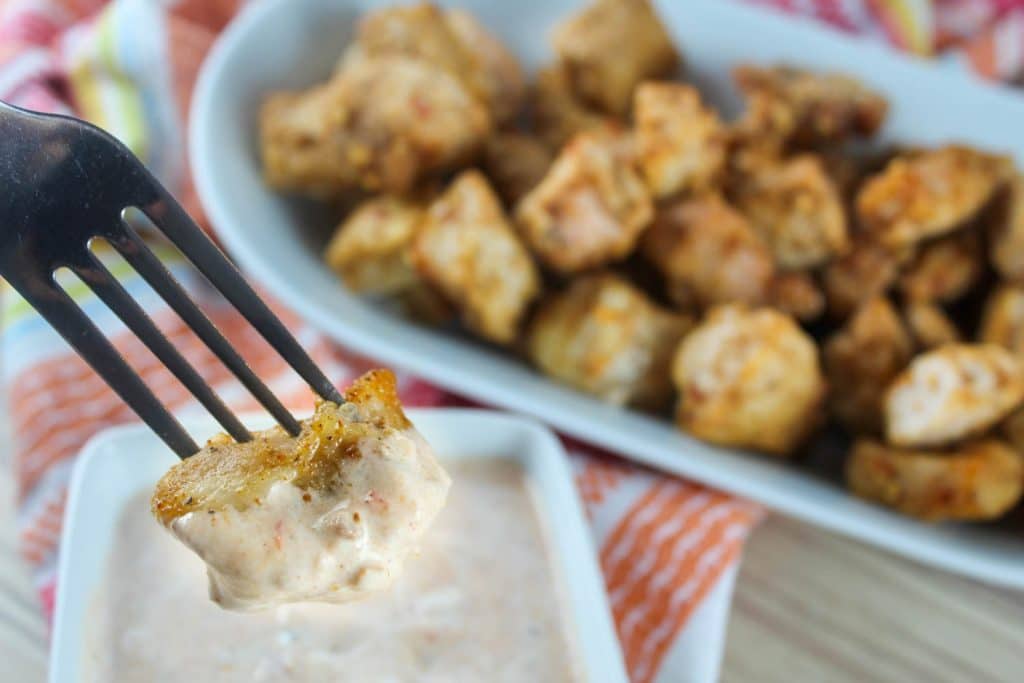 Air Fryer Pork Chop Bites