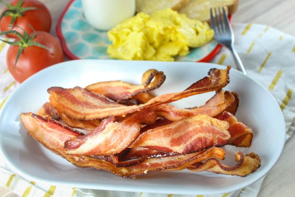 Frozen bacon in the air fryer