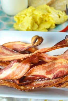 Frozen bacon in the air fryer