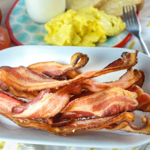 Frozen bacon in the air fryer