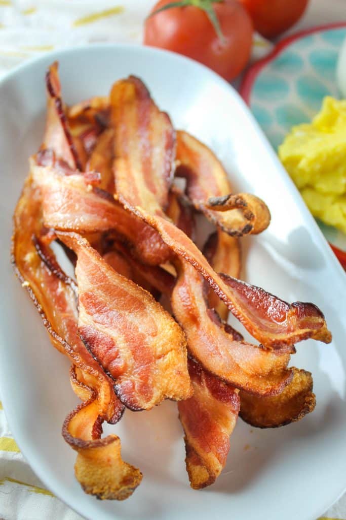 Frozen bacon in the air fryer