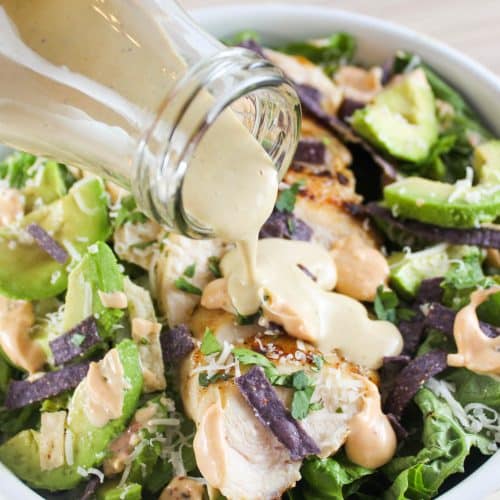 Panera Southwest Caesar Salad with Chicken