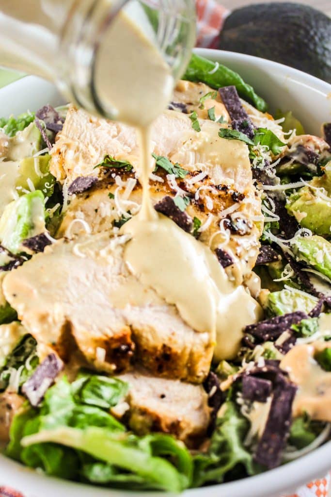 Panera Southwest Caesar Salad with Chicken