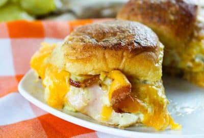 Turkey Bacon Ranch Sliders