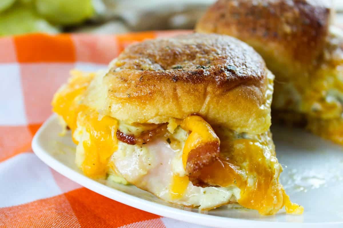 Turkey Bacon Ranch Sliders The Food Hussy