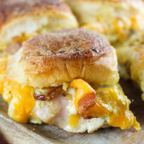 Turkey Bacon Ranch Sliders - The Food Hussy