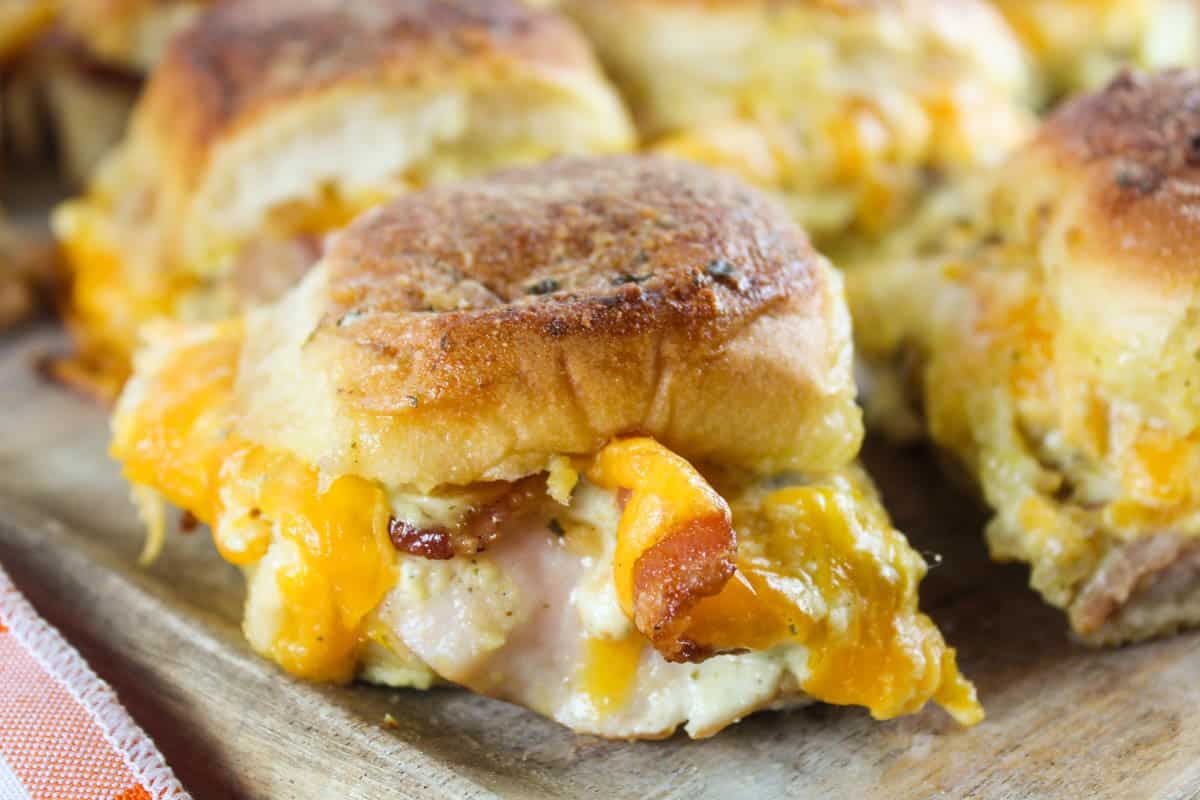 Turkey Bacon Ranch Sliders The Food Hussy