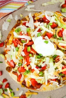 Air Fryer Mexican Pizza