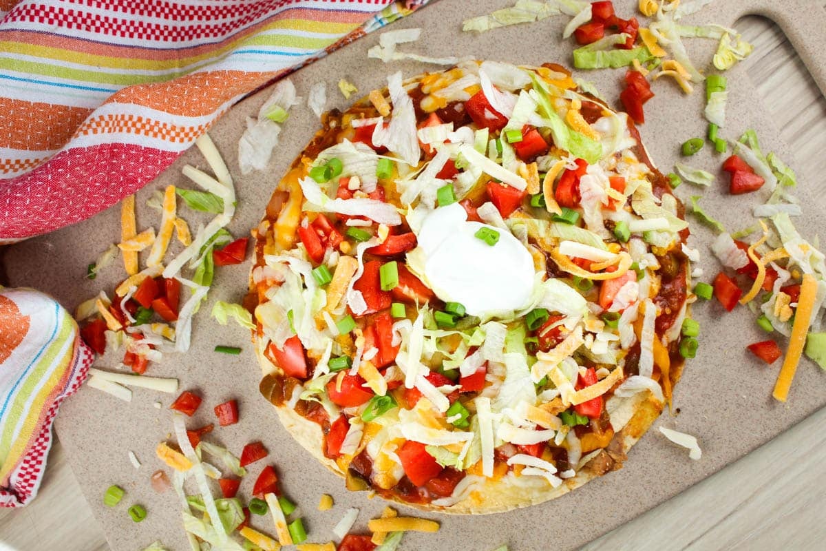 Air Fryer Mexican Pizza The Food Hussy