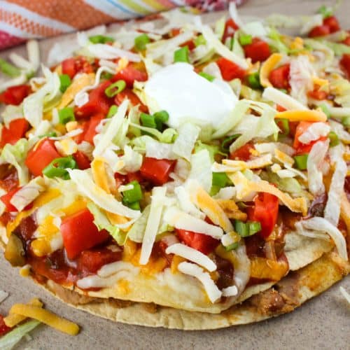 Air Fryer Mexican Pizza