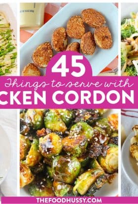 WHAT TO SERVE WITH CHICKEN CORDON BLEU