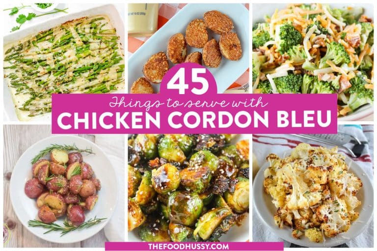 WHAT TO SERVE WITH CHICKEN CORDON BLEU