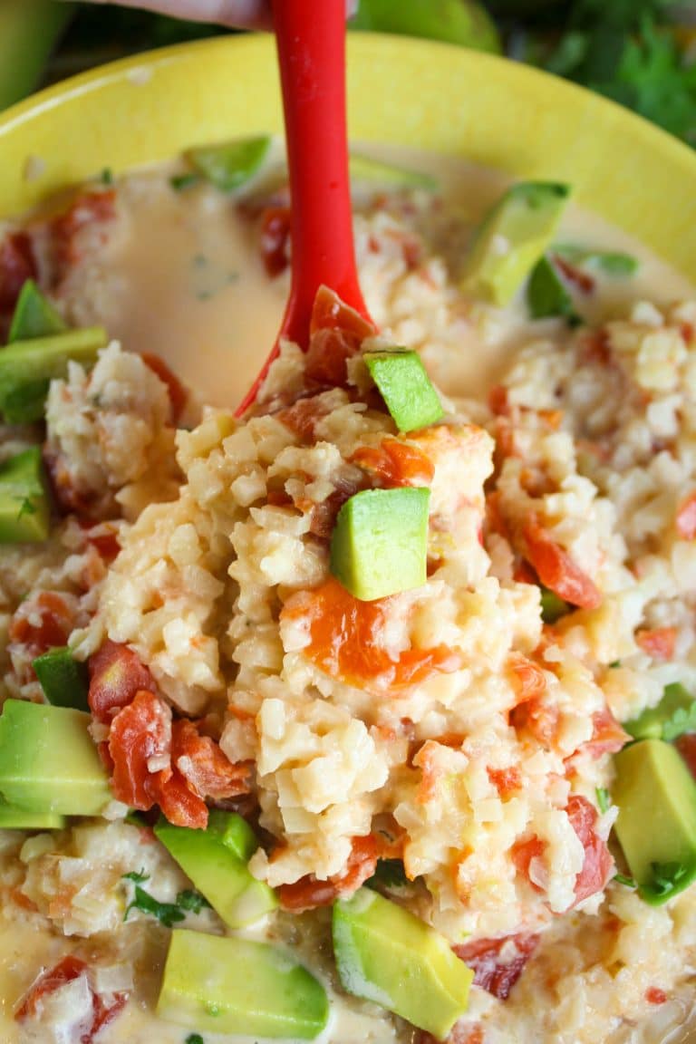 Cheesy Cauliflower Rice The Food Hussy
