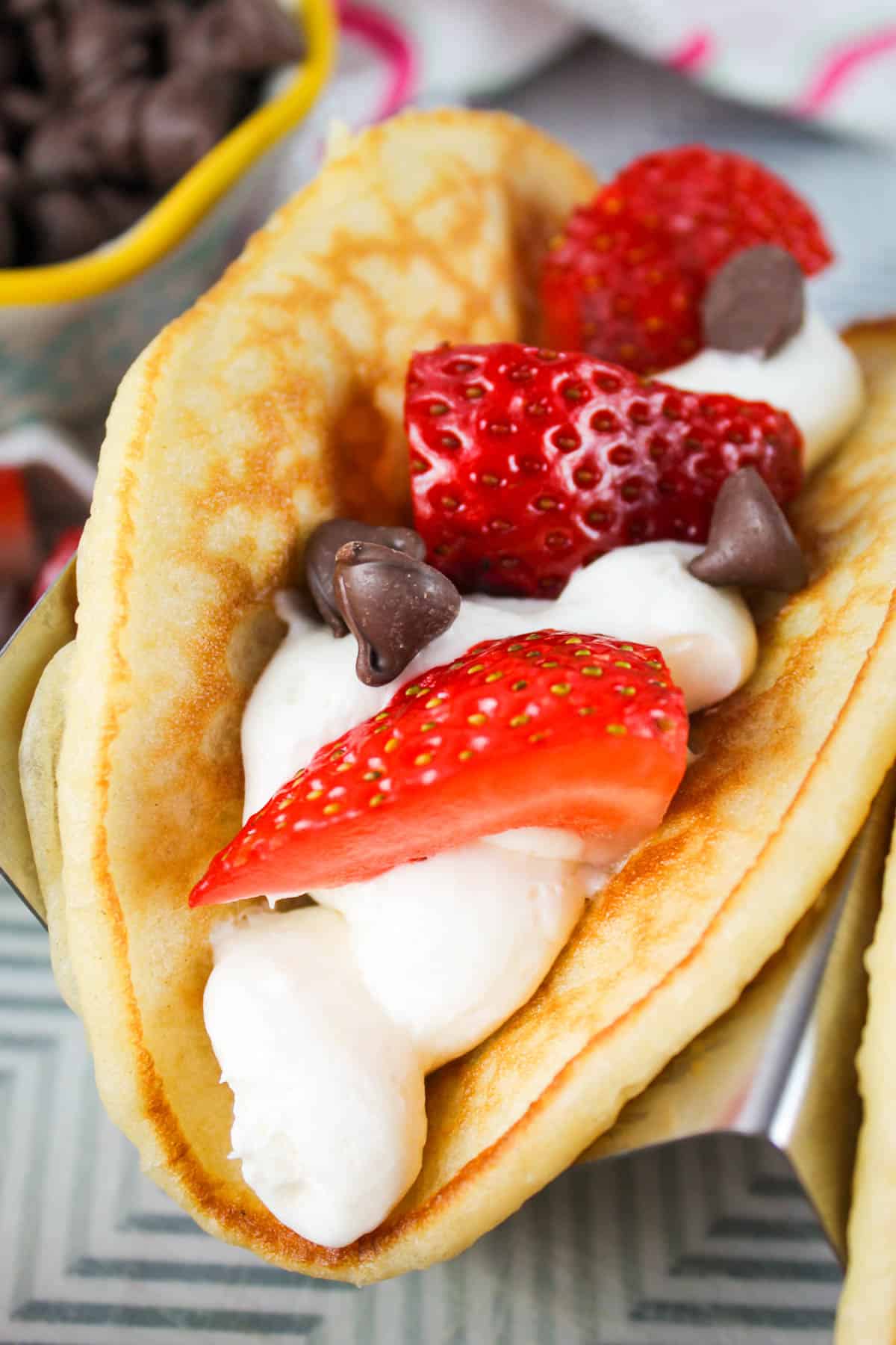 IHOP Pancake Tacos Strawberry Cheesecake The Food Hussy