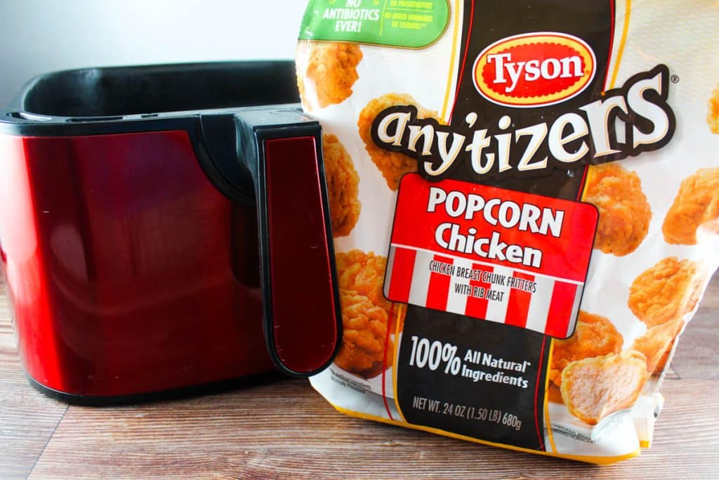 Tyson Popcorn Chicken in the air fryer