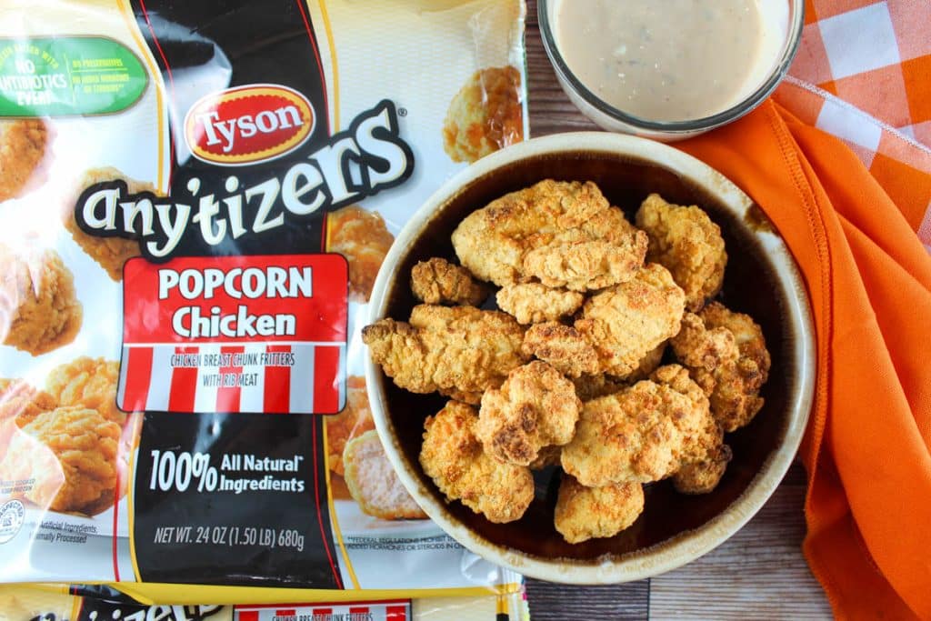 Tyson Popcorn Chicken in the air fryer