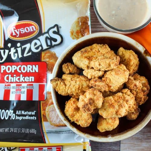 Tyson Popcorn Chicken in the air fryer