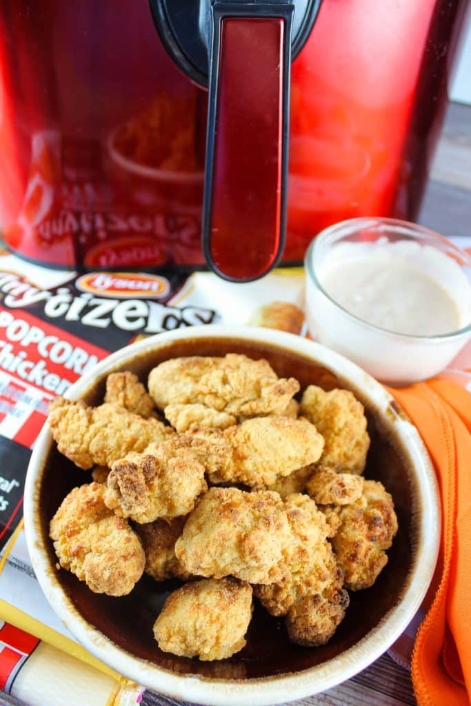 Tyson Popcorn Chicken in the air fryer