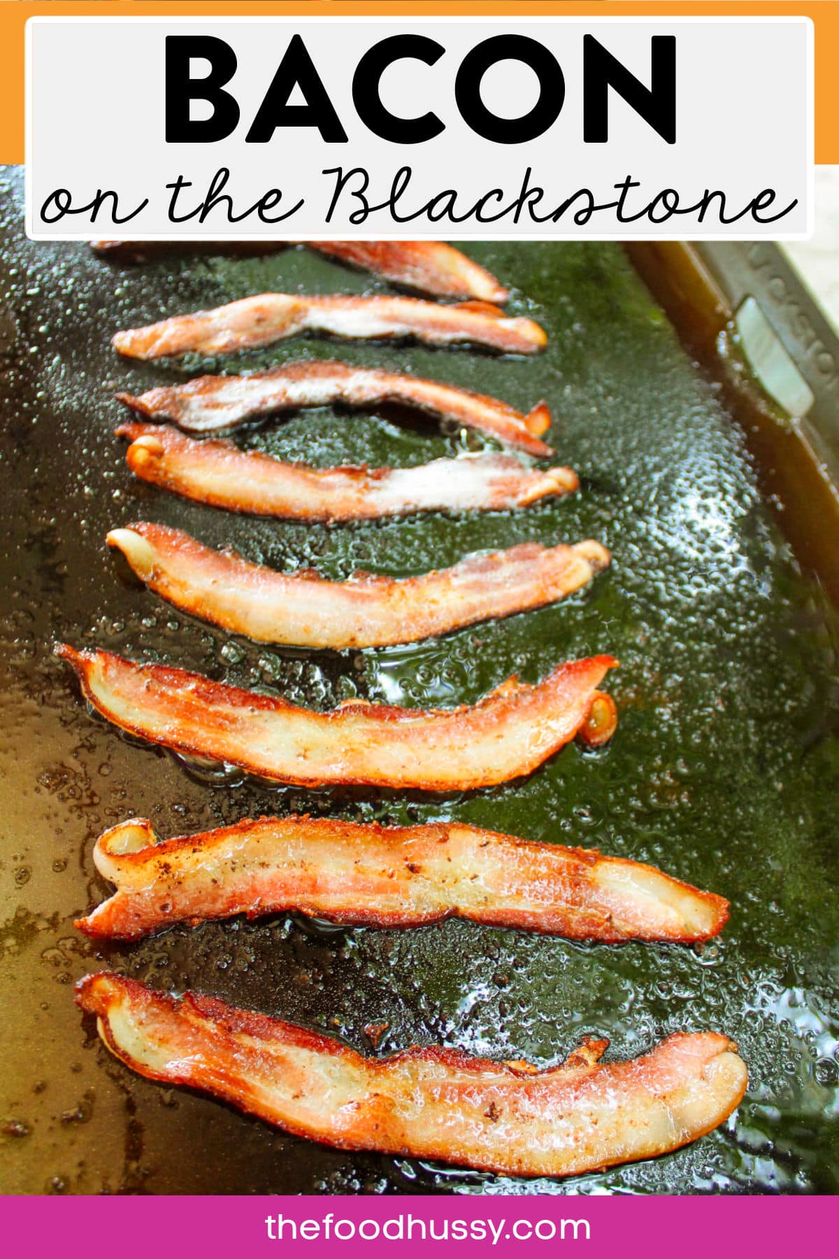 Making Bacon on the Blackstone is not only quick and easy but it captures all the flavor to make it taste perfect every time! Whether you like meaty bacon or crispy bacon - you'll have a plateful in less than 10 minutes!  via @foodhussy
