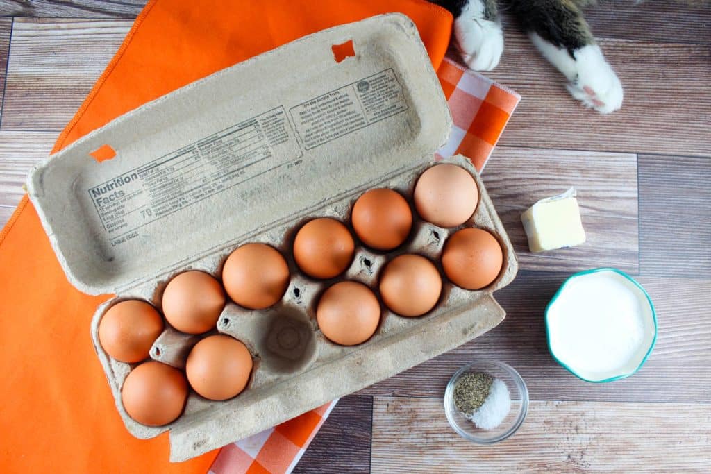 Griddle Scrambled Eggs