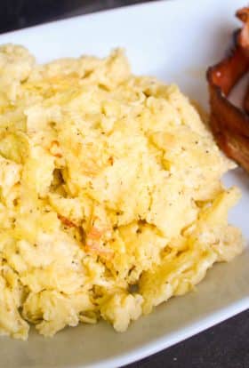 Griddle Scrambled Eggs