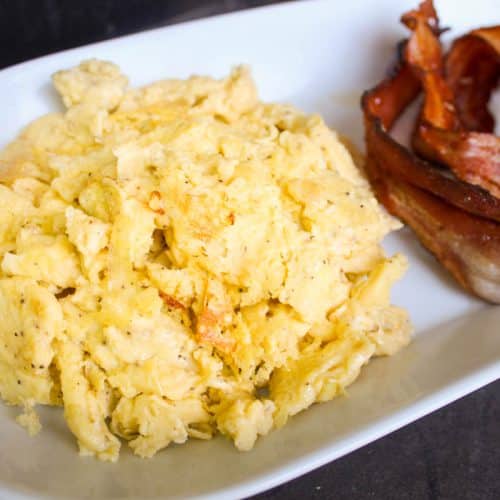 Griddle Scrambled Eggs