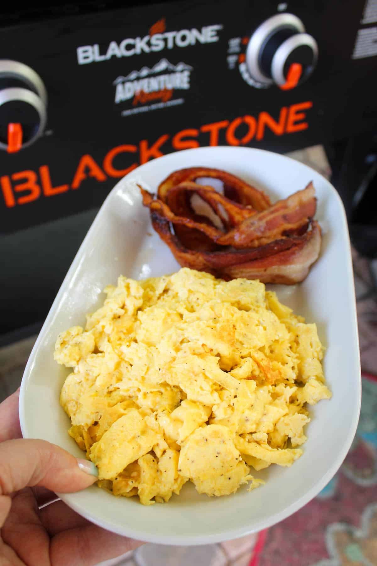 Blackstone Griddle Scrambled Eggs The Food Hussy