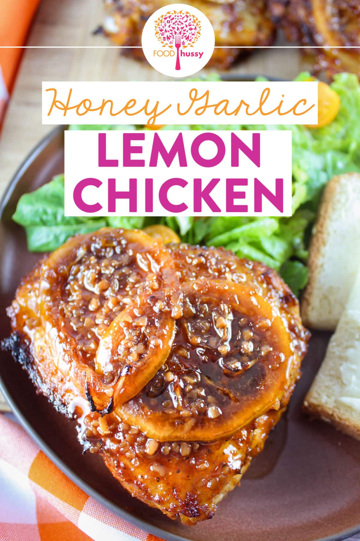 These Honey Garlic Lemon Pepper Chicken Thighs will have you licking your fingers between bites! You've got sweet, tart, savory and everything in between - in every bite! Perfect with a side of rice and veggies for a busy weeknight meal. via @foodhussy