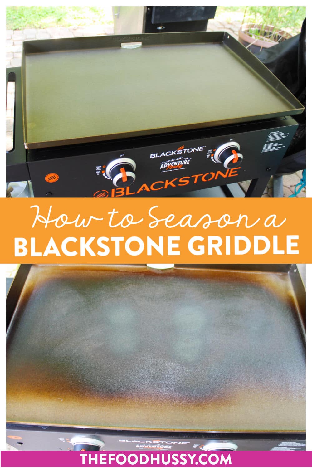 You got that new griddle - now what? Once you get that Flat Top Grill put together, I've got you covered on all the steps on How to Season Your Blackstone Griddle!  via @foodhussy