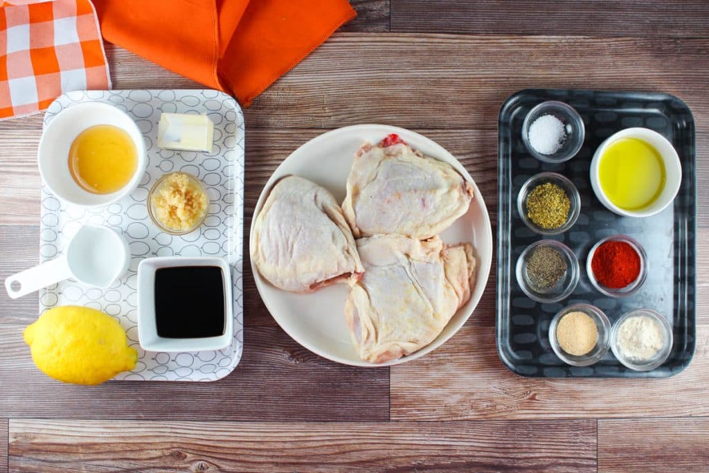 Honey Garlic Lemon Pepper Chicken Thighs