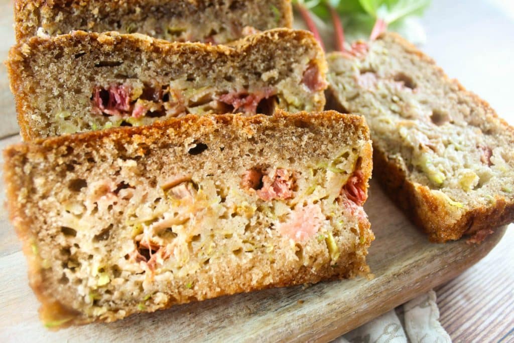 Rhubarb Zucchini Bread 