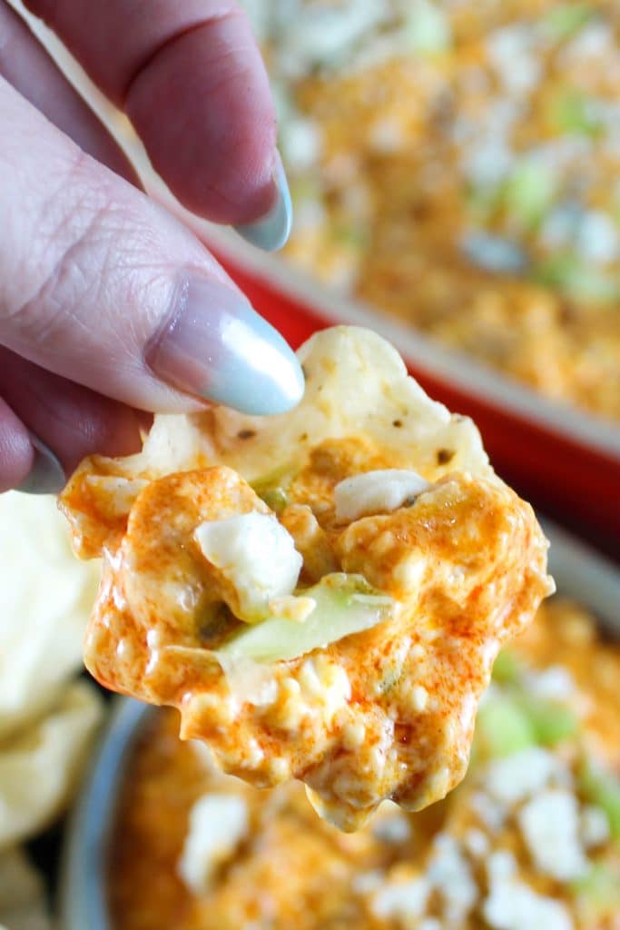 Smoked Buffalo Chicken Dip