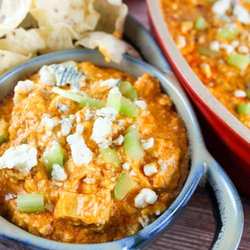 Smoked Buffalo Chicken Dip