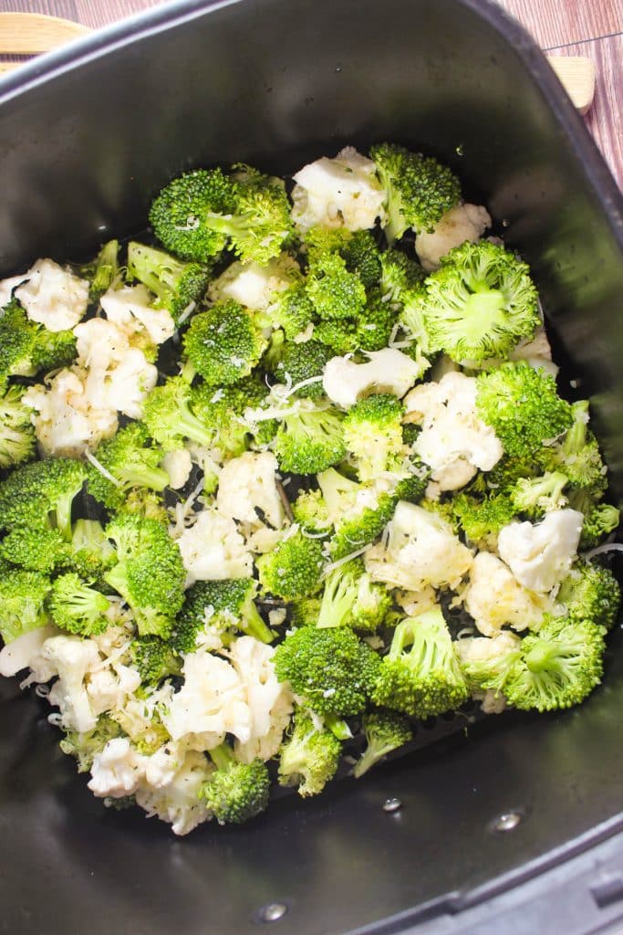 Air Fryer Broccoli & Cauliflower