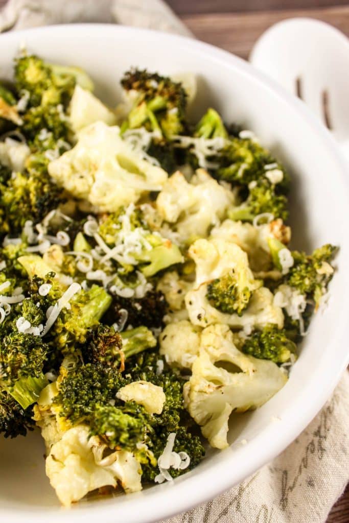 Air Fryer Broccoli & Cauliflower