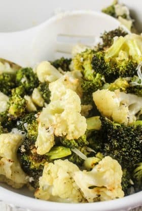 Air Fryer Broccoli & Cauliflower