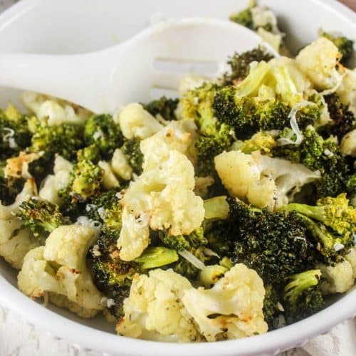 Air Fryer Broccoli & Cauliflower