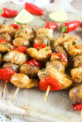 Chicken kabobs in the air fryer