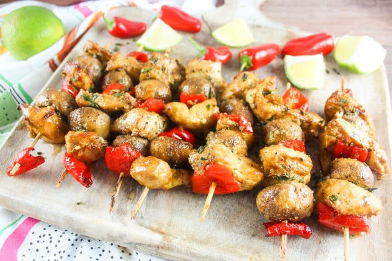 Chicken kabobs in the air fryer
