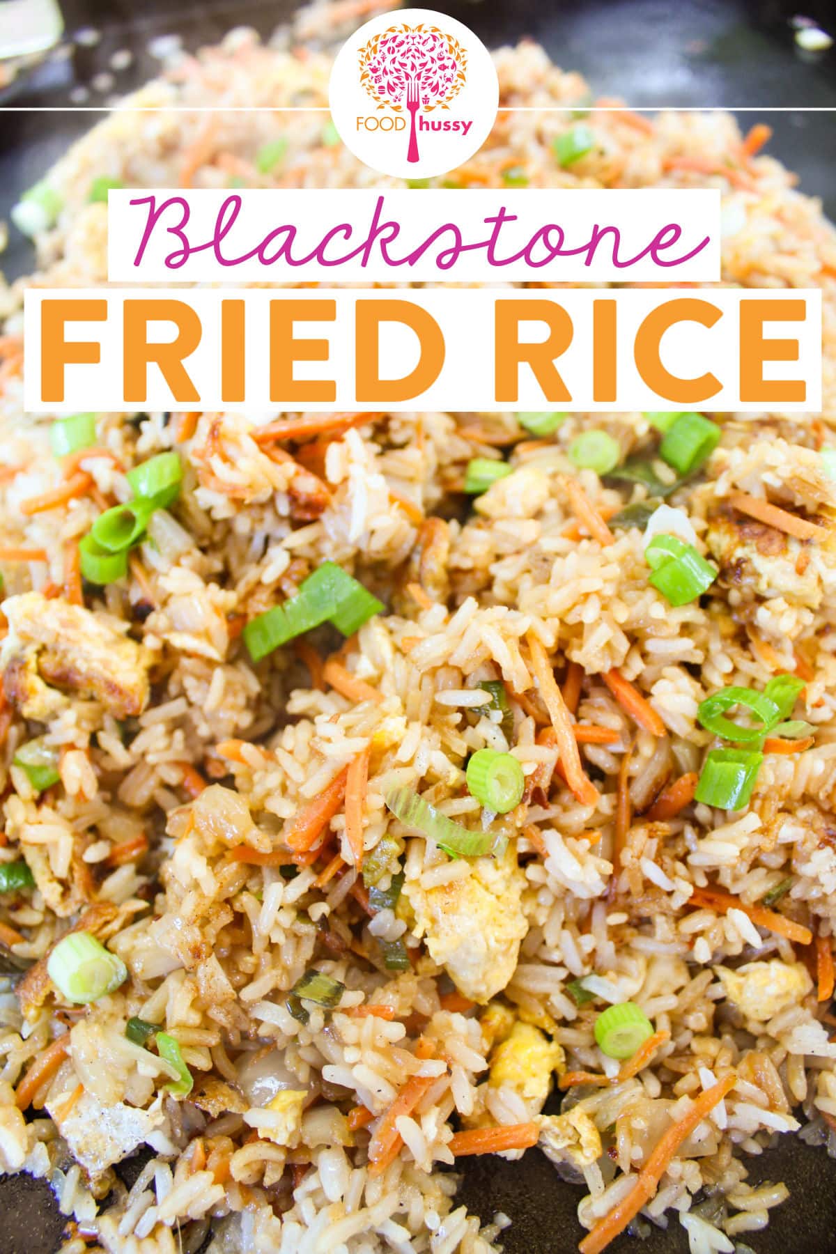 Making Fried Rice on the Blackstone is fun and delicious! Luckily - it's easy too! This fried rice tastes just like you get at your favorite hibachi or Chinese restaurant!   via @foodhussy