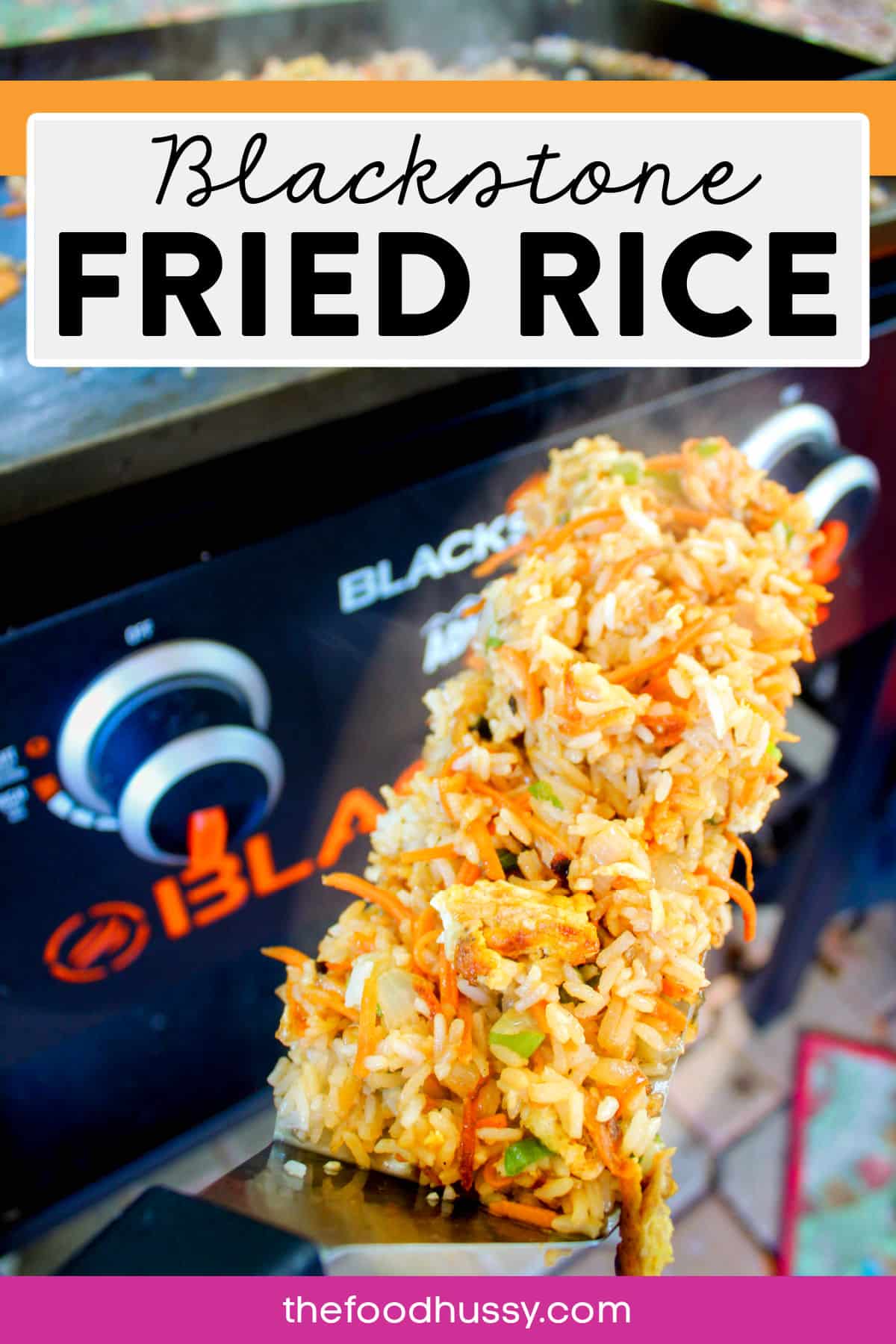 Making Fried Rice on the Blackstone is fun and delicious! Luckily - it's easy too! This fried rice tastes just like you get at your favorite hibachi or Chinese restaurant!   via @foodhussy