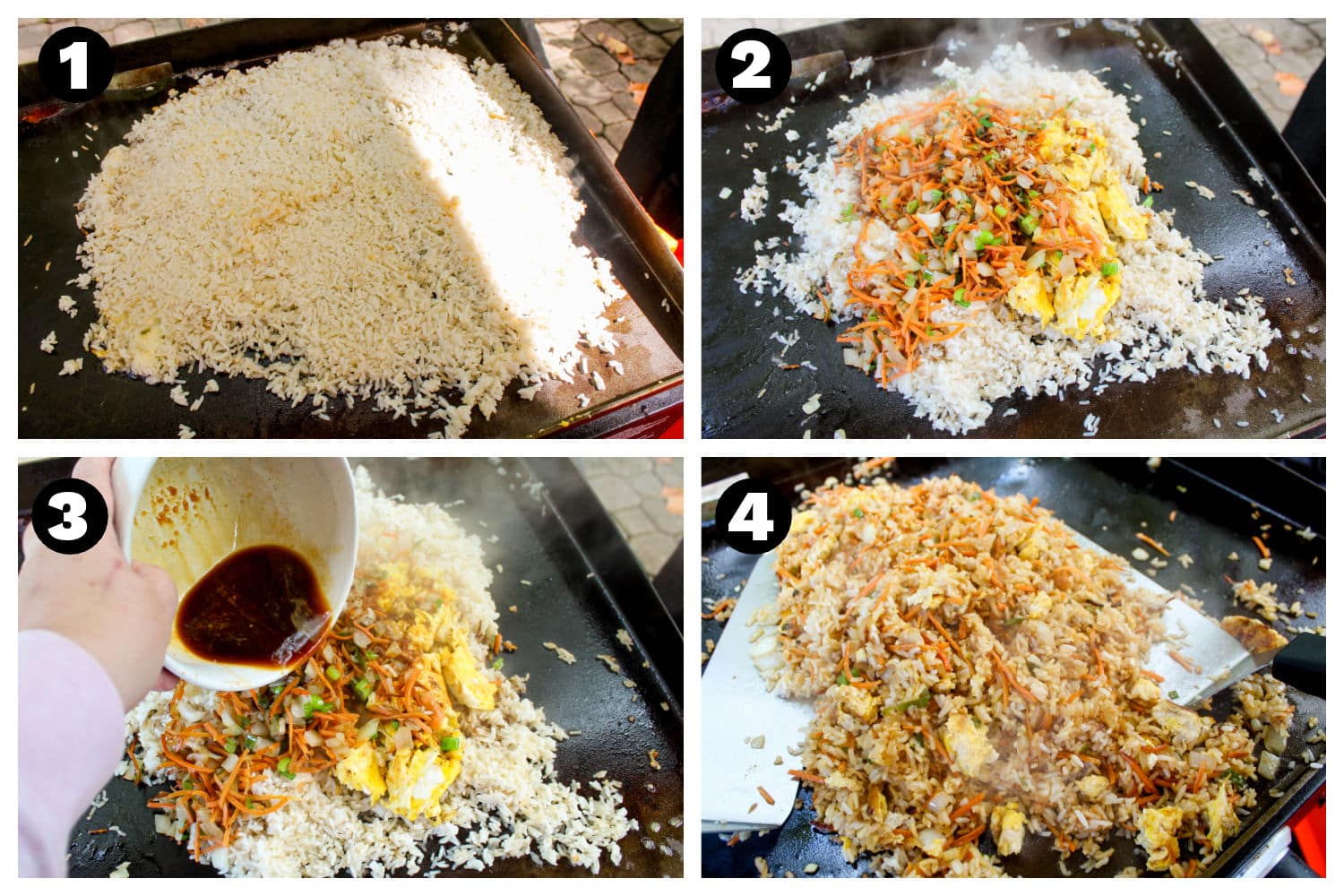 Blackstone Fried Rice The Food Hussy