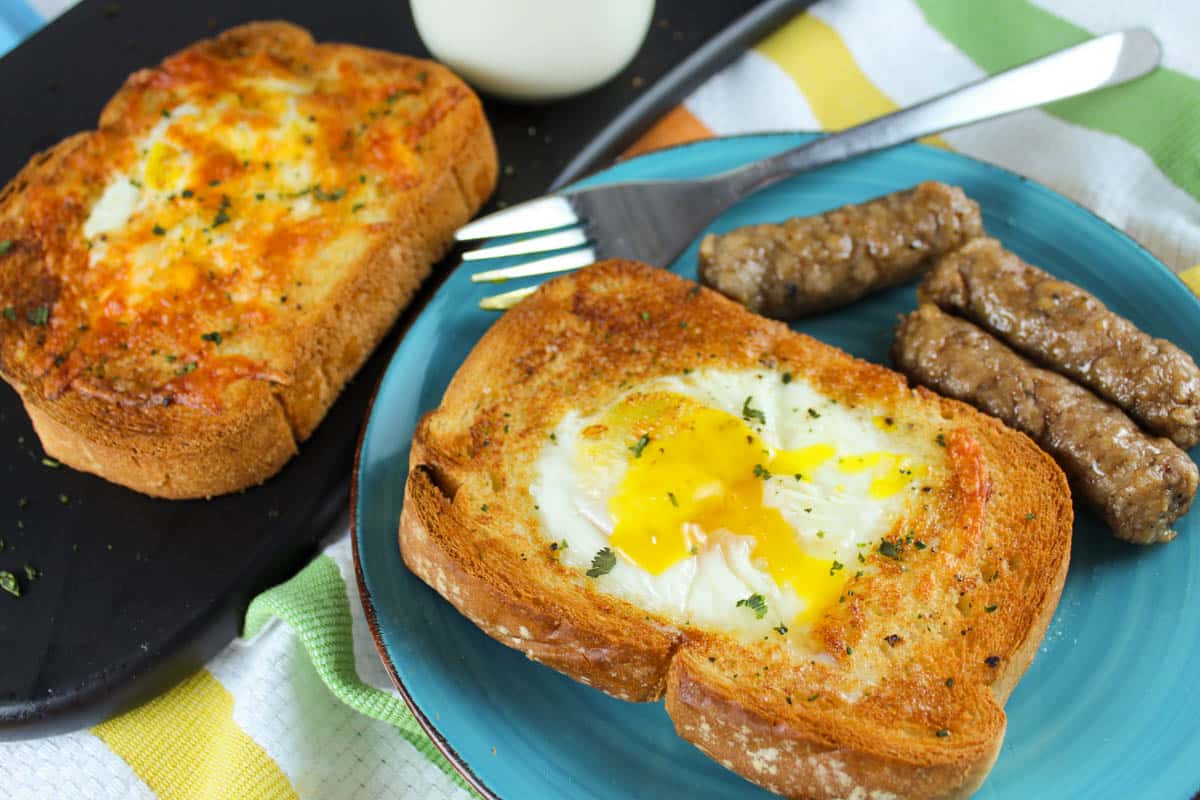 Air Fryer Egg Toast - The Food Hussy