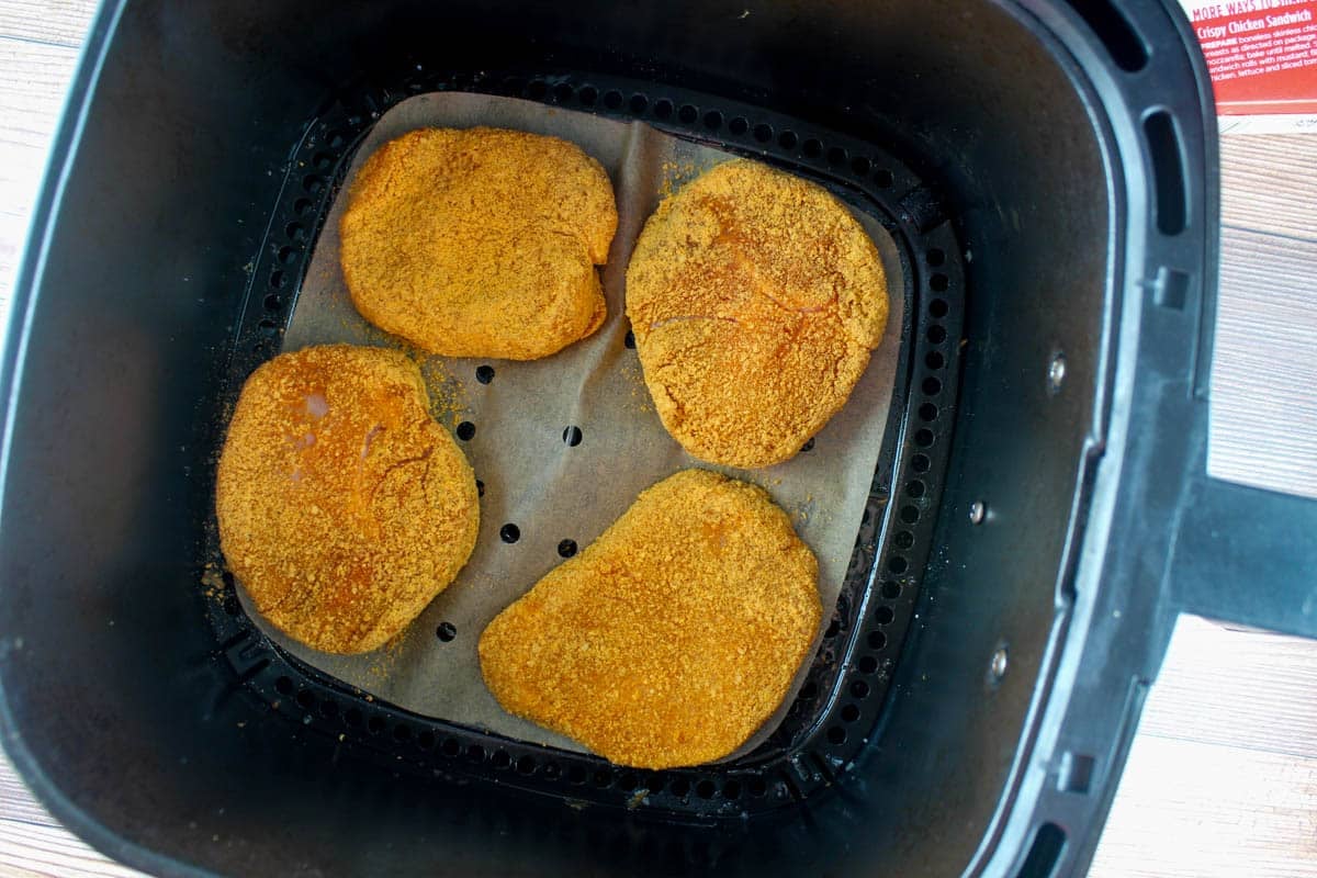 Air Fryer Shake n Bake Pork Chops The Food Hussy