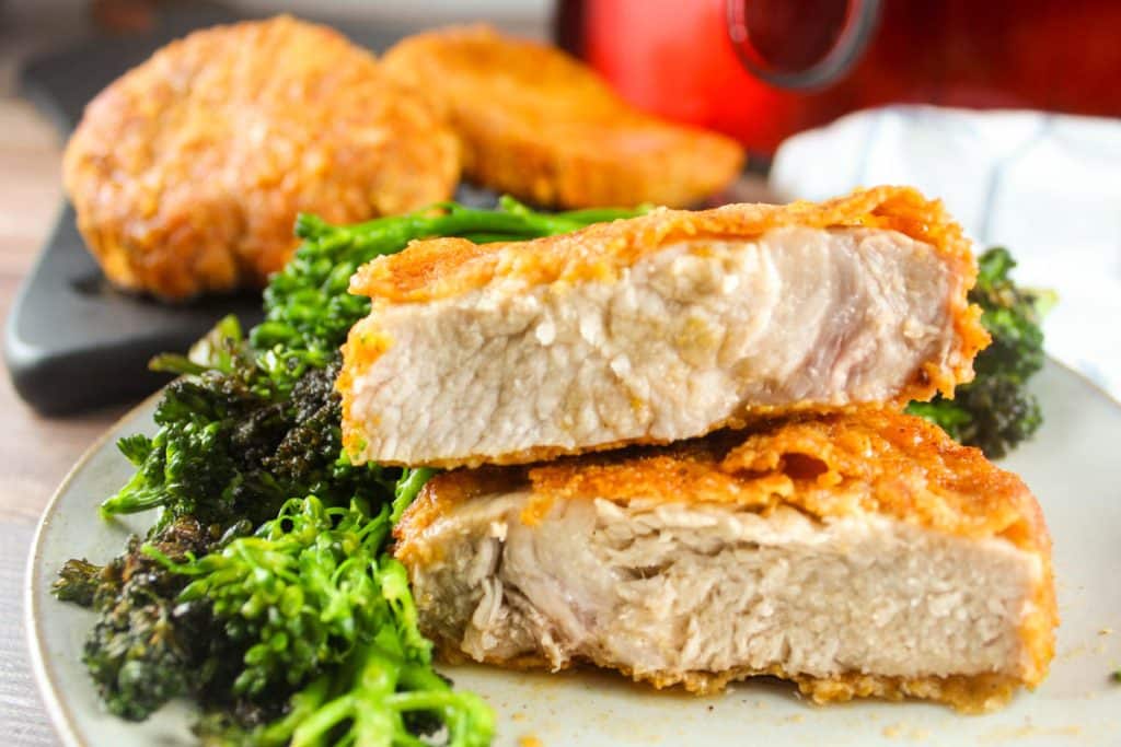 Air Fryer Shake N Bake Pork Chops