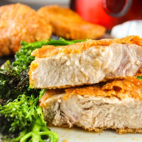 Air Fryer Shake N Bake Pork Chops