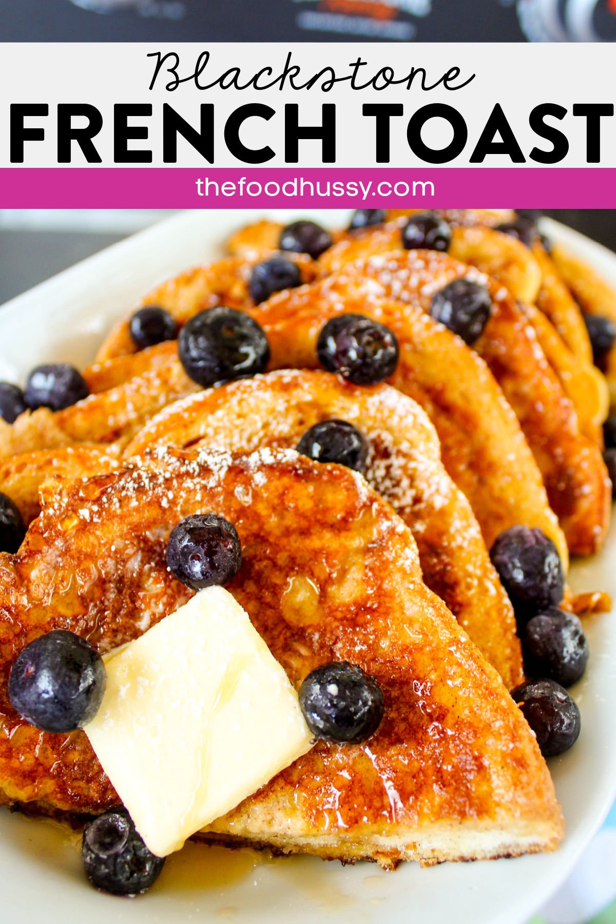 This Blackstone French Toast recipe will definitely stand out to your family! This is no ordinary French Toast - because you'll smell and taste vanilla and cinnamon in every bite! So delicious and fluffy - its my favorite! via @foodhussy