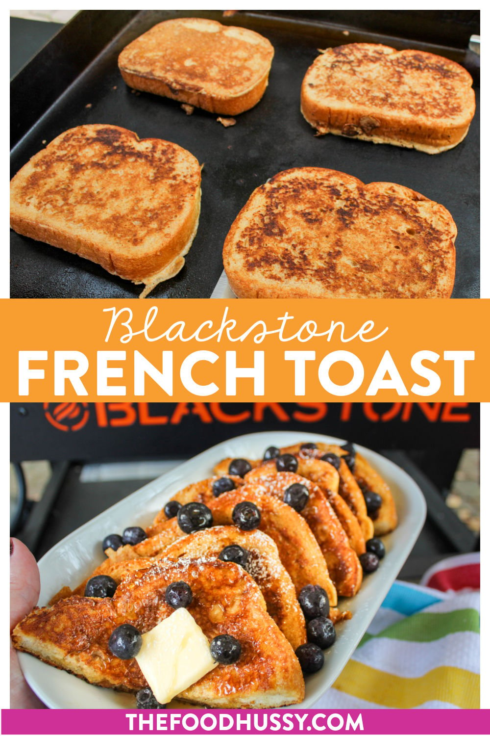 This Blackstone French Toast recipe will definitely stand out to your family! This is no ordinary French Toast - because you'll smell and taste vanilla and cinnamon in every bite! So delicious and fluffy - its my favorite! via @foodhussy