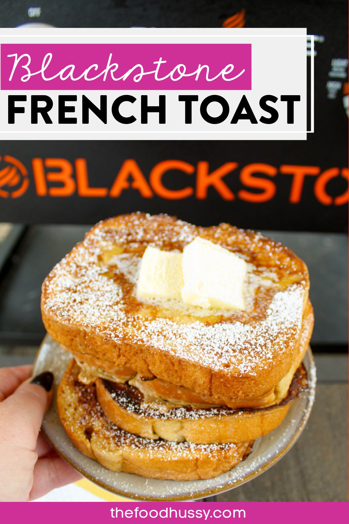 This Blackstone French Toast recipe will definitely stand out to your family! This is no ordinary French Toast - because you'll smell and taste vanilla and cinnamon in every bite! So delicious and fluffy - its my favorite! via @foodhussy